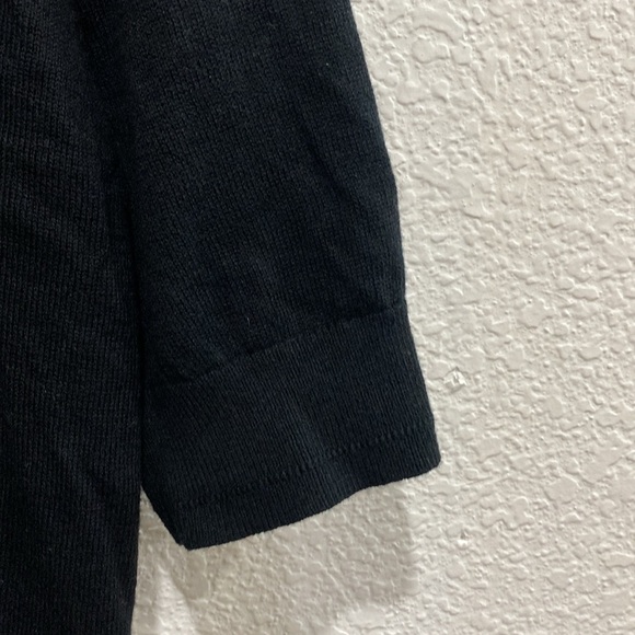 Everlane Women's Short Sleeve Black Turtleneck Wool Blend Fall Winter Sweater S - Picture 2 of 8